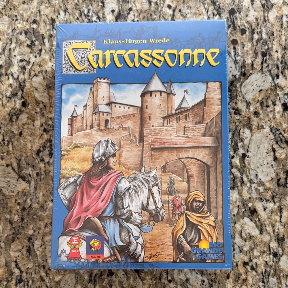 Carcassonne Board Game - Blue Box Art